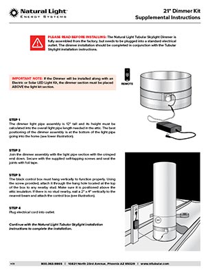 Natural Light Commercial Dimmer Kit Supplement Thumb